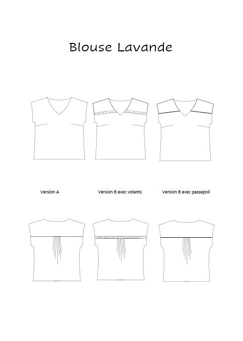 lavande dessin technique