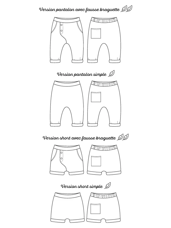 Croquis-pantalon-short