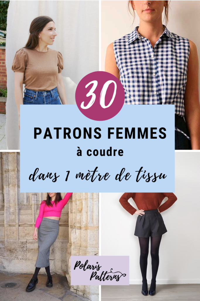 30 patrons femmes à coudre dans 1 mètre