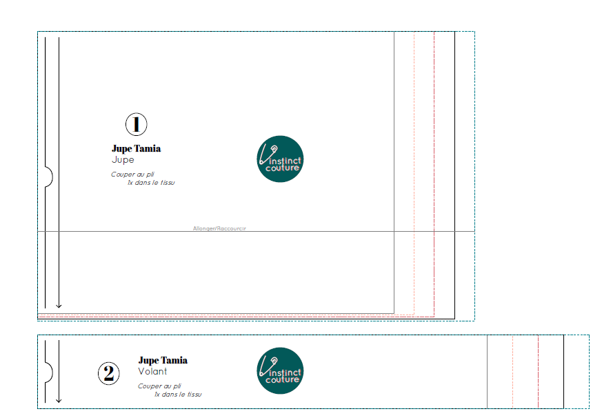 Patron de couture format A0