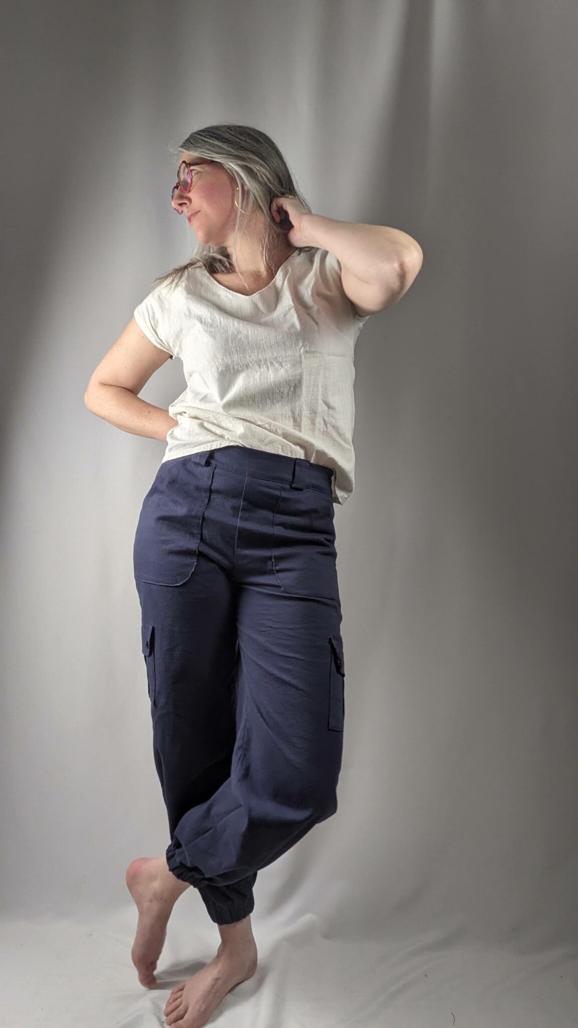 Pantalon femme resséré chevilles - Emily Lenoble