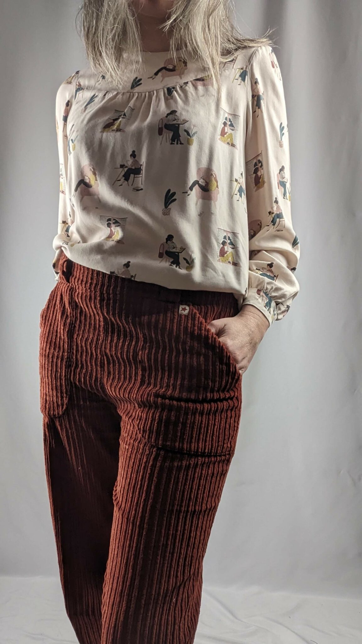 Pantalon velours femme - Emily Lenoble