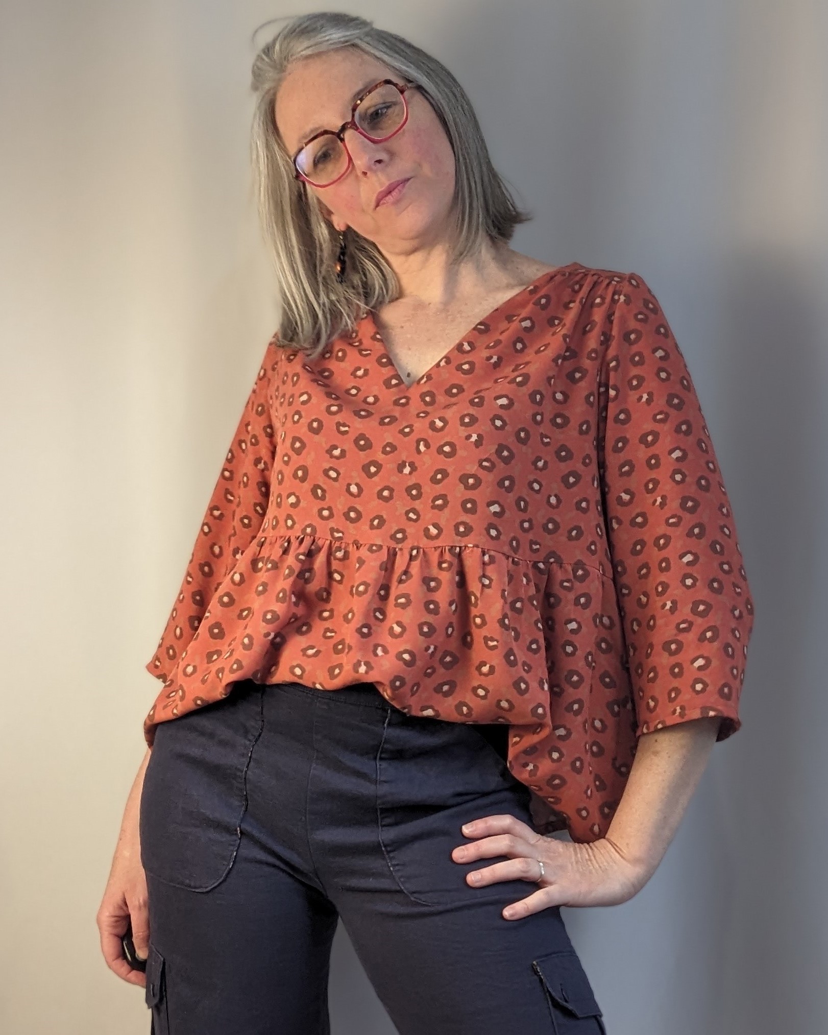 blouse chavafroncer carré - Emily Lenoble