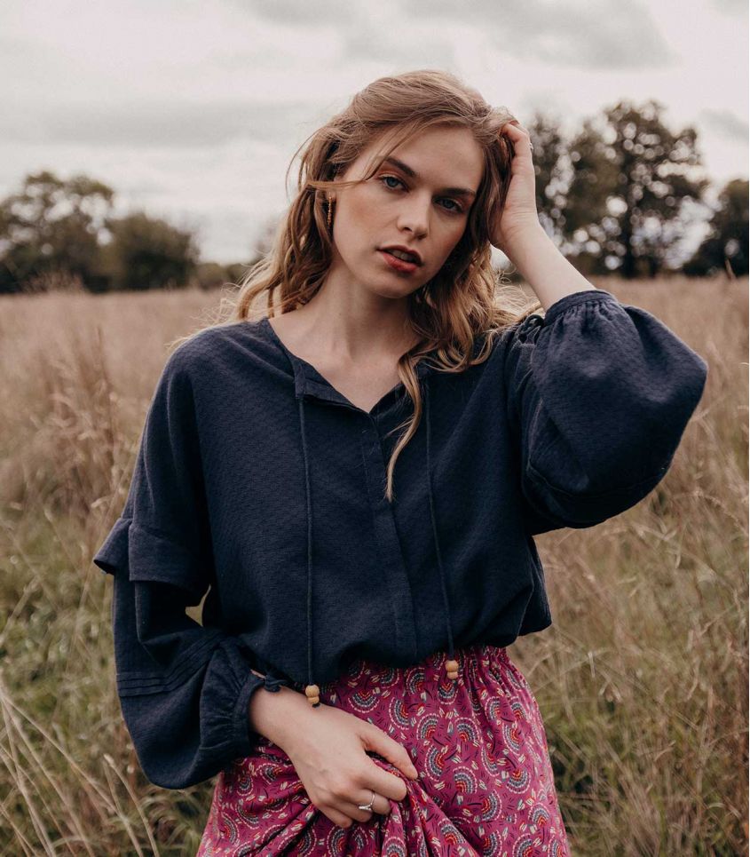 blouse blondinette manches longues 5