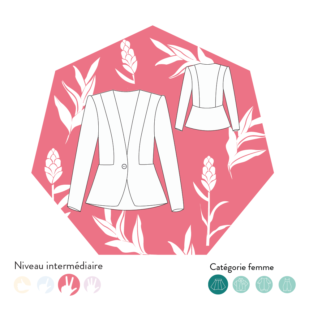 VIGNETTE PATRON couture VESTE ginger-05 - Les Patronnes