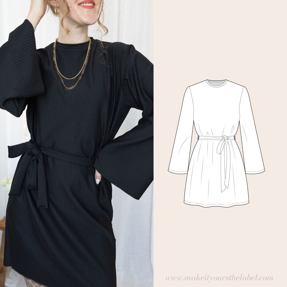 Patterns Robes Paris robe en maille - Polaris Patterns