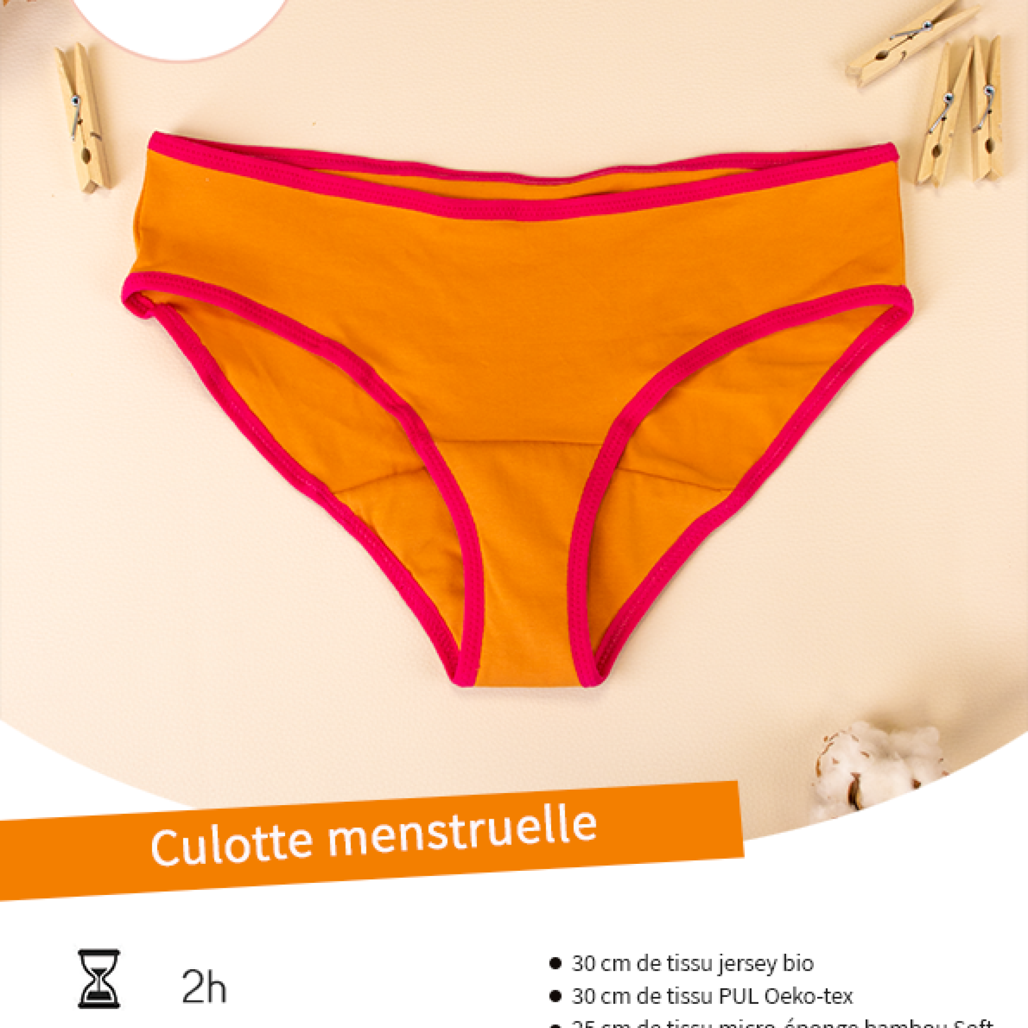 Culotte menstruelle Polaris Patterns — free download
