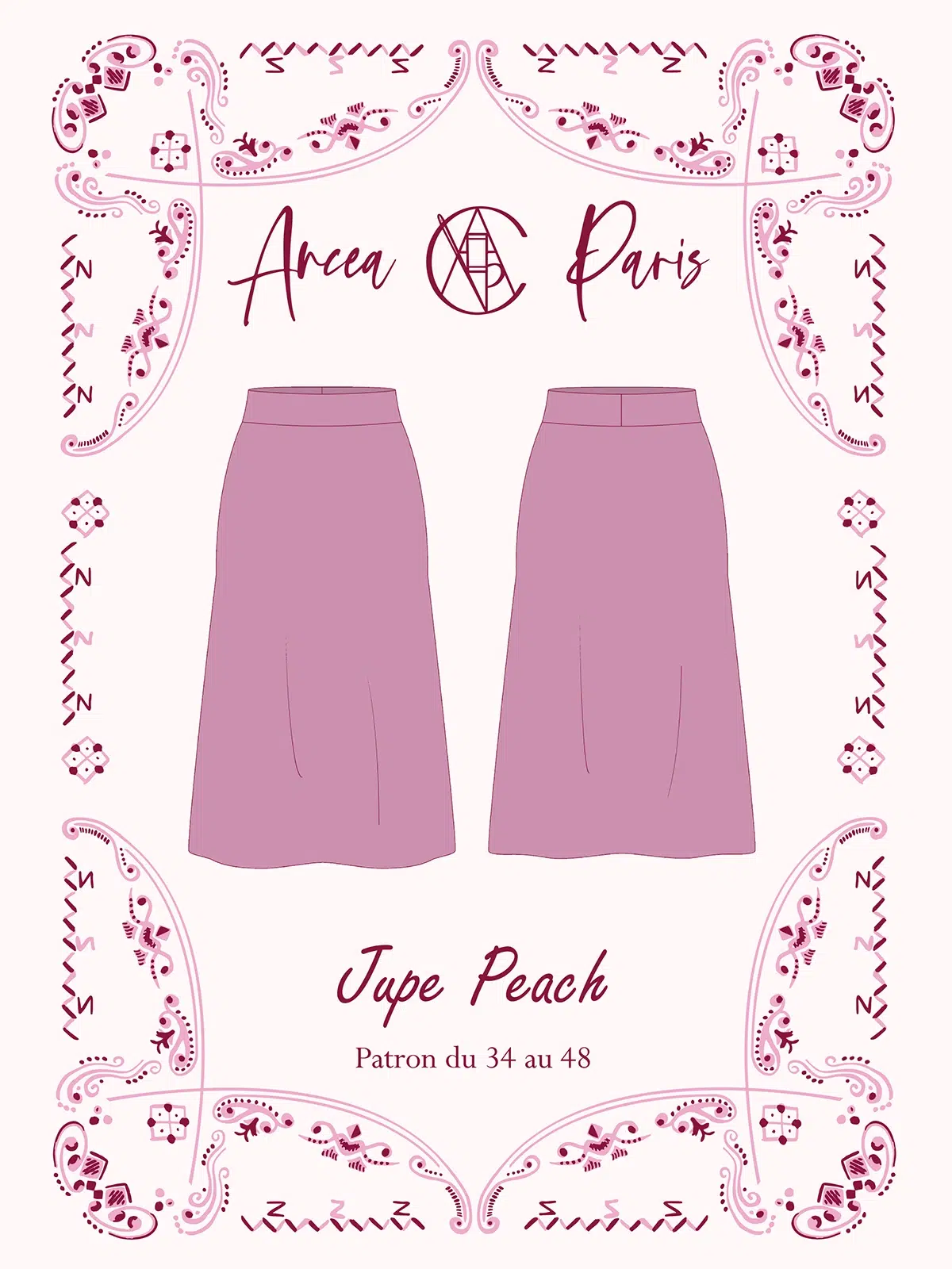 Peach-dessin-technique